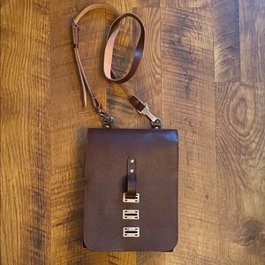 Vintage Leather Officer's Field Bag